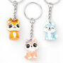  Best Friends Cute Critters Keychains - 5 Pack,