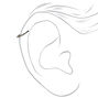 Silver Titanium 18G Crystal Cartilage Earring,