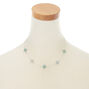 Silver Gem Shamrock Jewelry Set - Green, 2 Pack,
