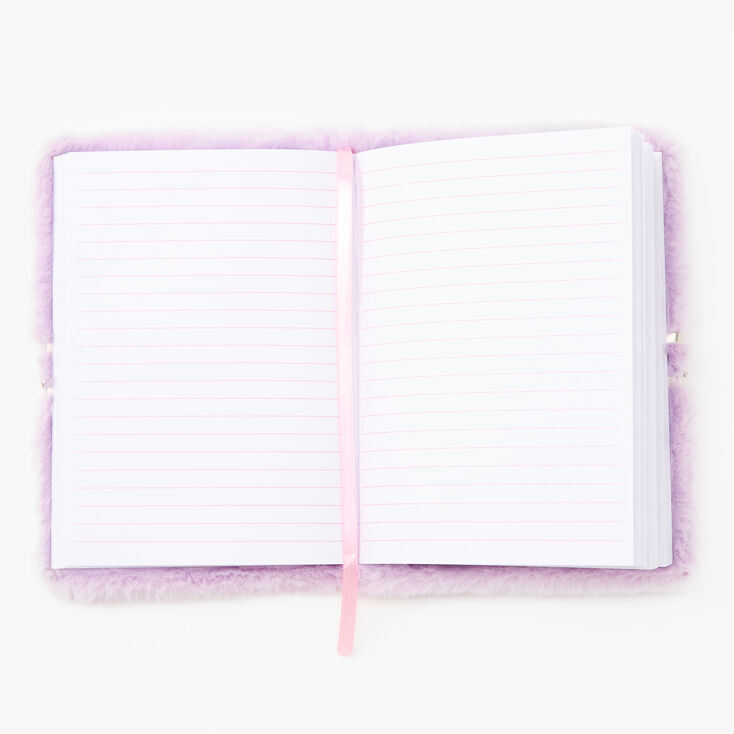 Unicorn Shakey Furry Lock Diary,