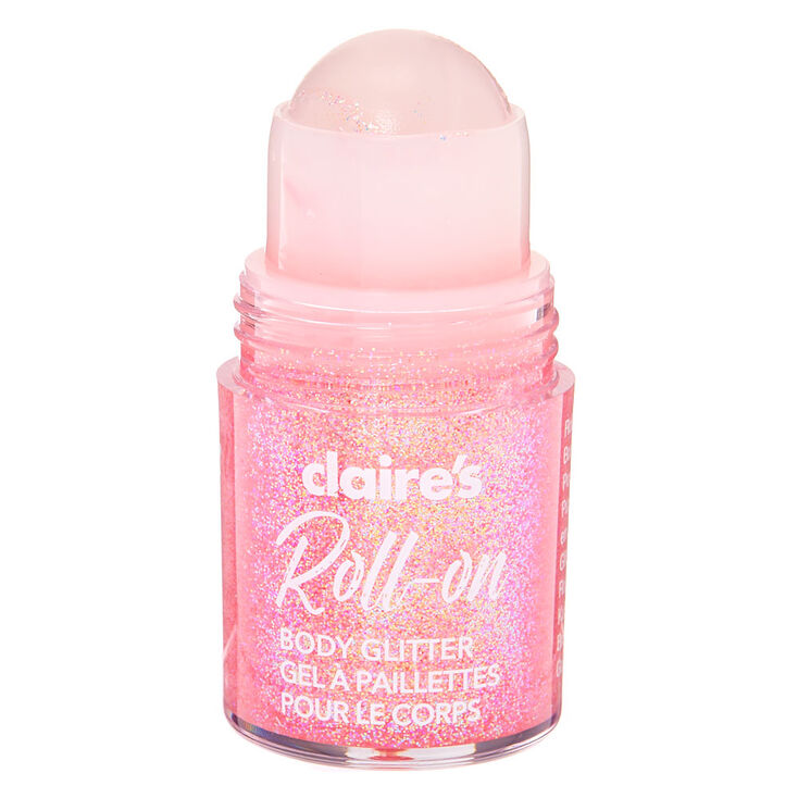 Roll On Body Glitter Pink Claire S