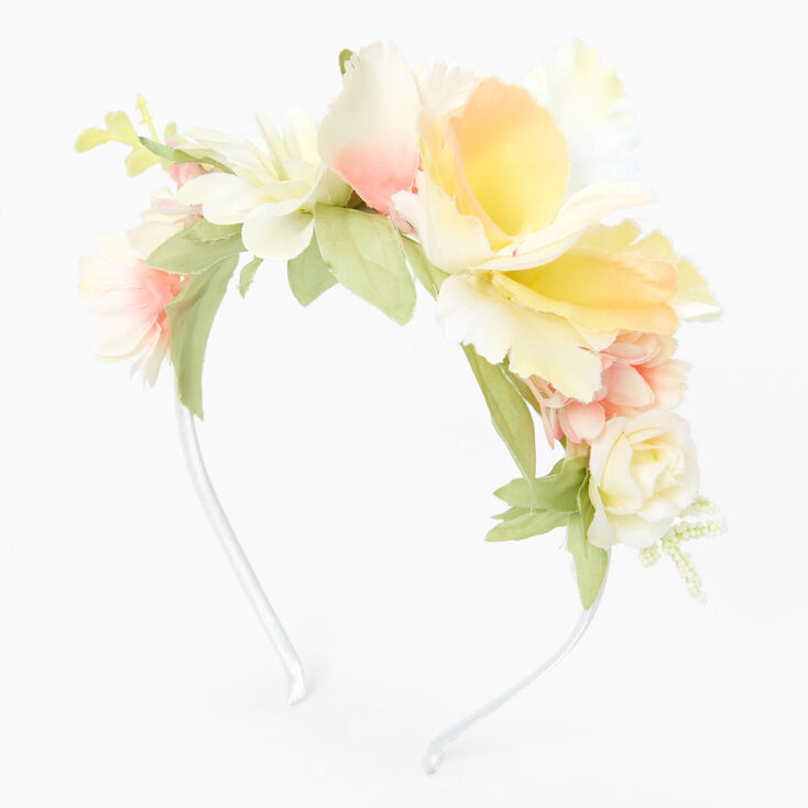 Soft Tropical Flower Headband,