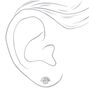 Sterling Silver Seashell Starfish Stud Earrings - Blue, 3 Pack,