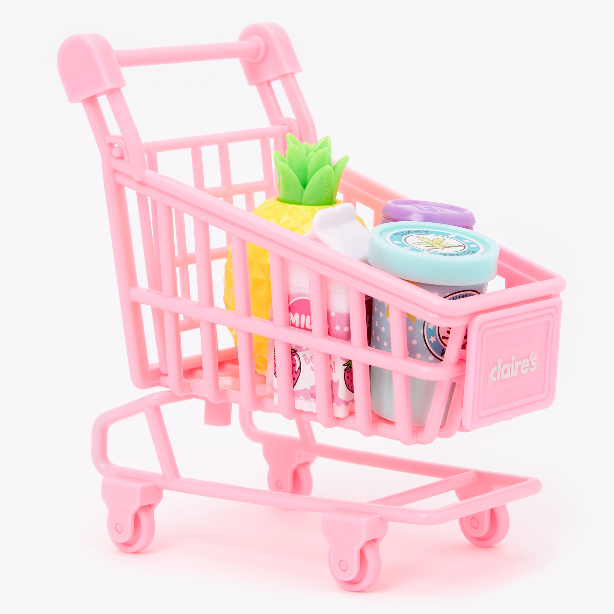 Pink Shopping Cart Lip Balm Set - 4 Pack,