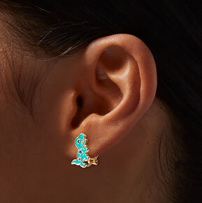 Dinosaur Clip-On Earrings,