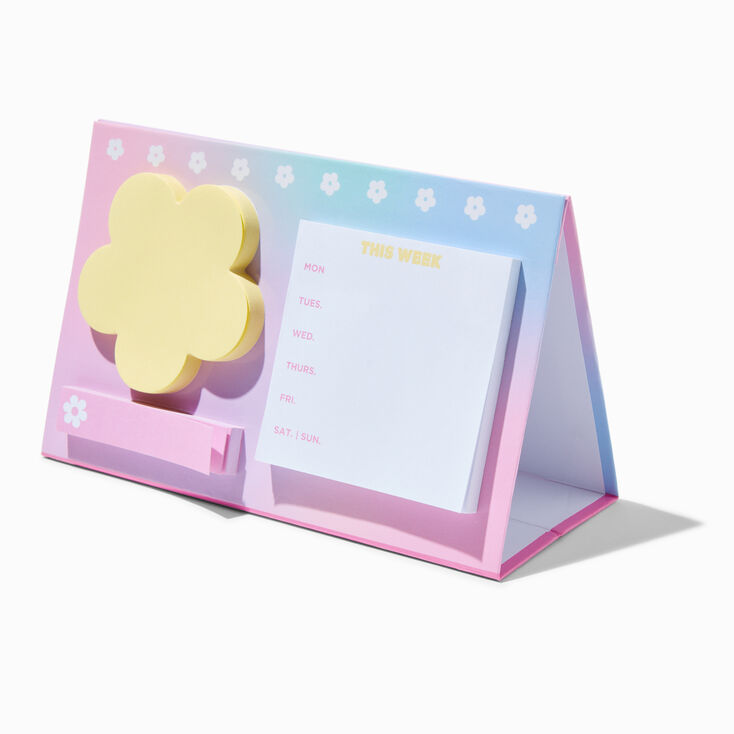 Pastel Daisy Sticky Pad Weekly Planner,