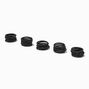 Black Lurex Hair Ties - 30 Pack,