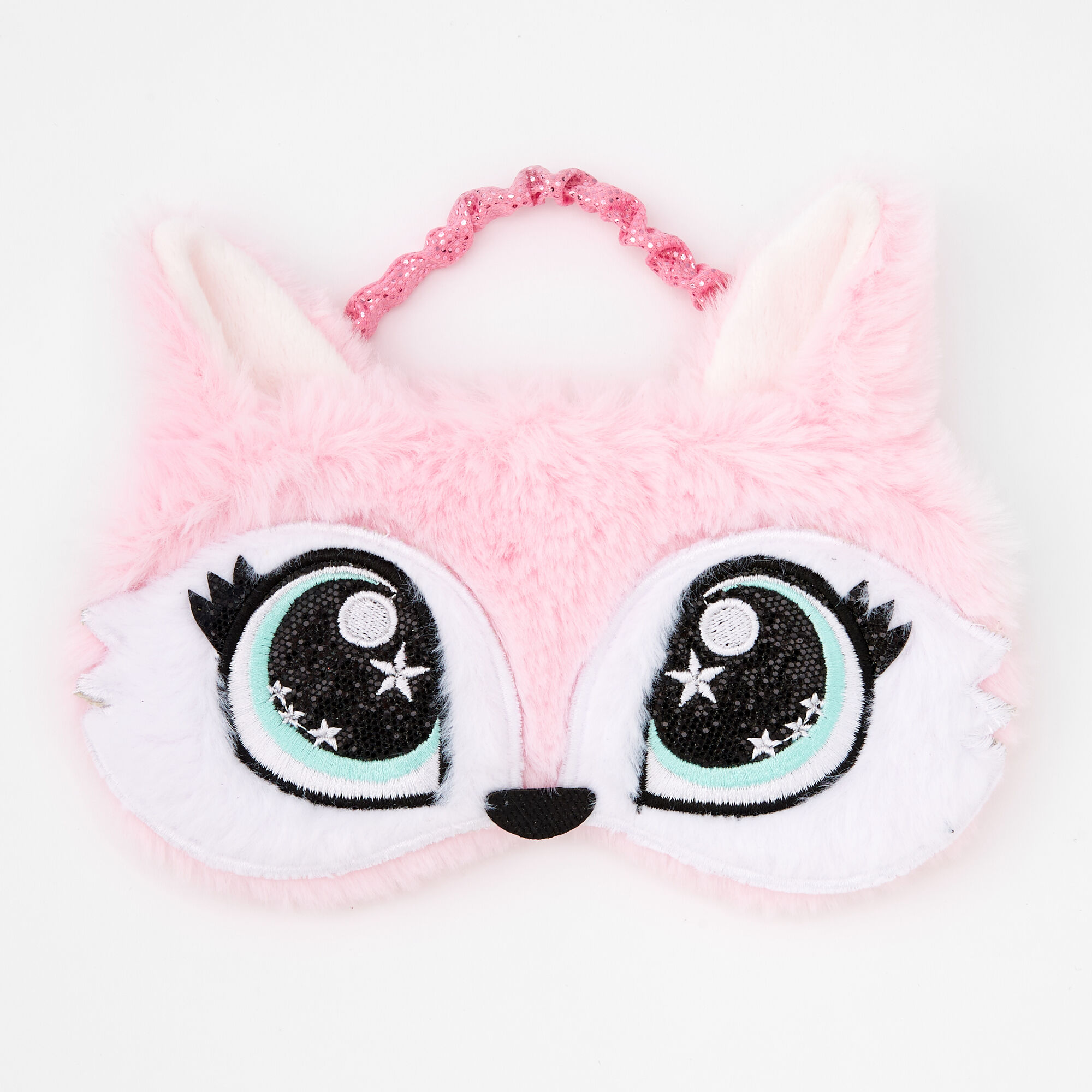 Pastel Fox Sleeping Mask - Pink,