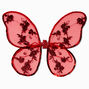 Claire&#39;s Club Red Embellished Flower Wings,