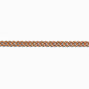 Gold 3MM Curb Chain Link Bracelet,