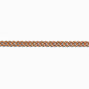 Gold 3MM Curb Chain Link Bracelet,