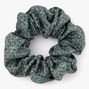 Medium Lurex Hair Scrunchie - Green,