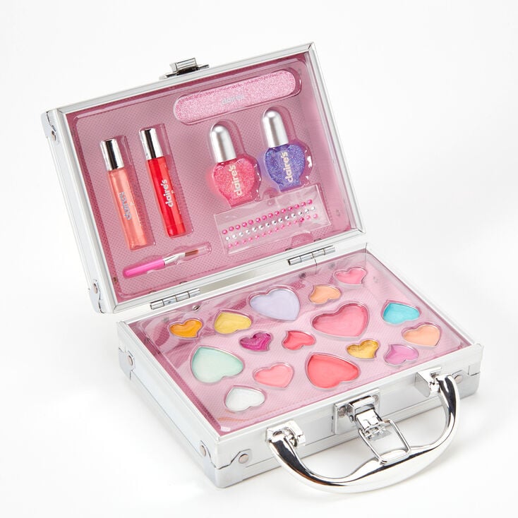 Glitter Travel Case Makeup Set - Pink,