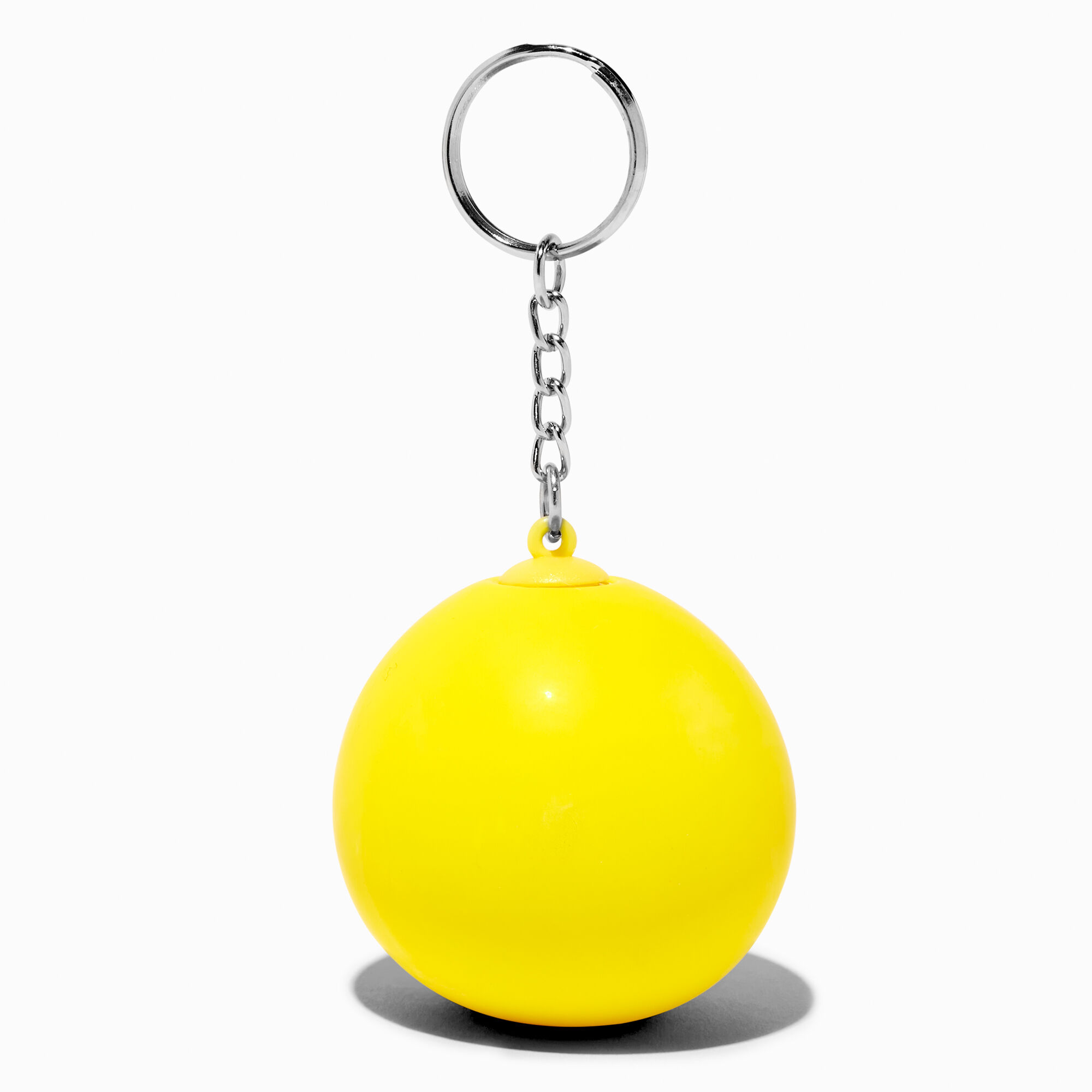 Happy Face Daisy Stress Ball Keychain,