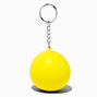 Happy Face Daisy Stress Ball Keychain,