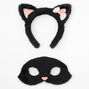 Claire&#39;s Club Cat Ears Headband &amp; Mask Set - 2 Pack,