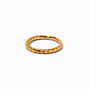 18G 18kt Gold Plated Titanium Braided Clicker Hoop Nose Ring,