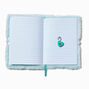 Bling Butterfly Blue Furry Lock Diary,