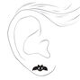 Silver Vampire Stud Earrings - 3 Pack,
