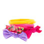 Rainbow Bow Hair Bobbles - 10 Pack,