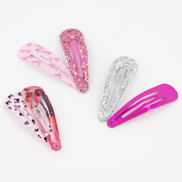 Barrettes clic clac Barbie&trade; - Lot de 12,
