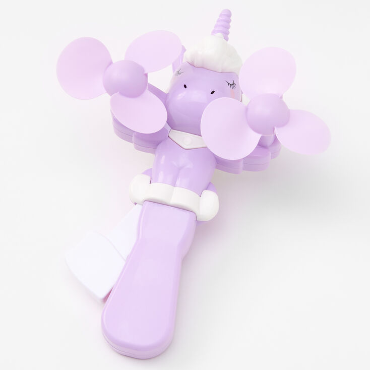 Ventilateur jouet licorne - Lilas,