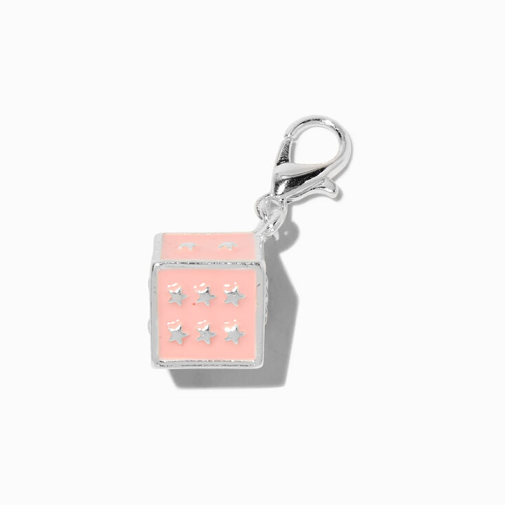 T H E M E x Claire&#39;s Pink Dice Charm,
