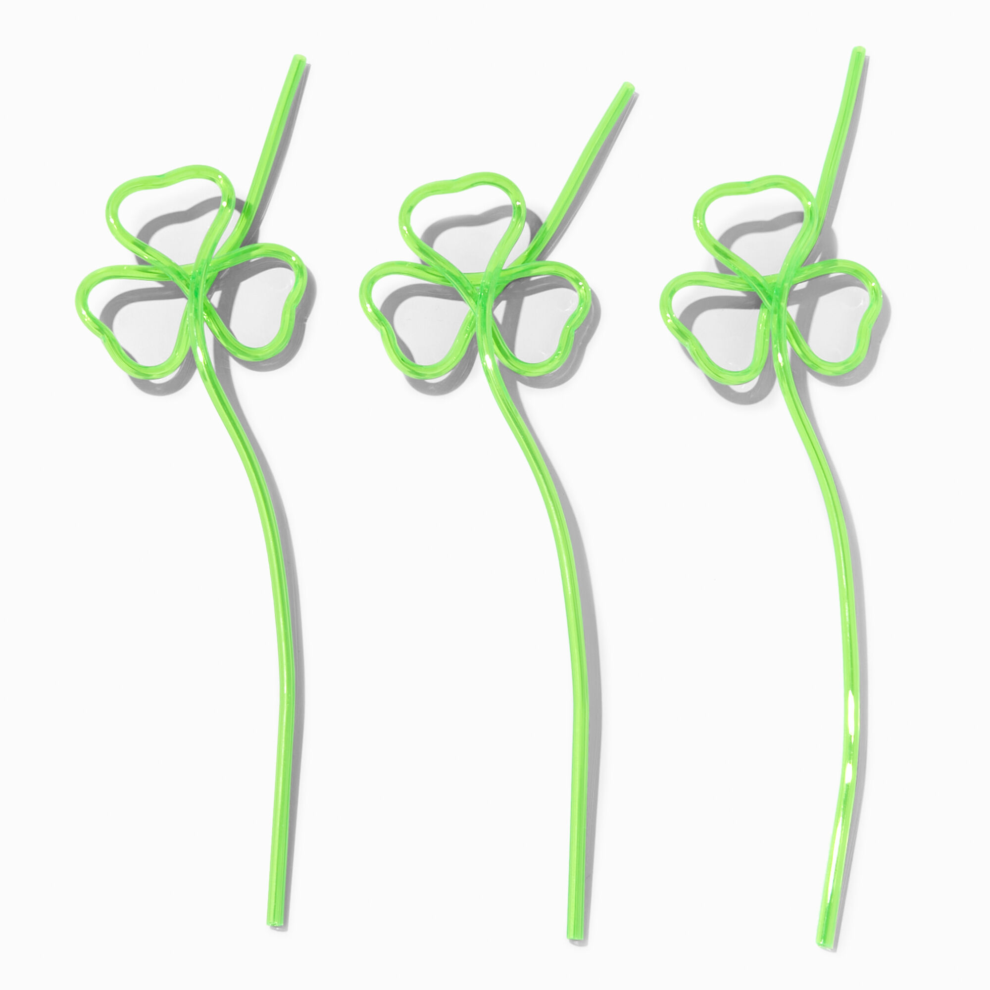 Pailles trèfle Saint-Patrick - Lot de 3,