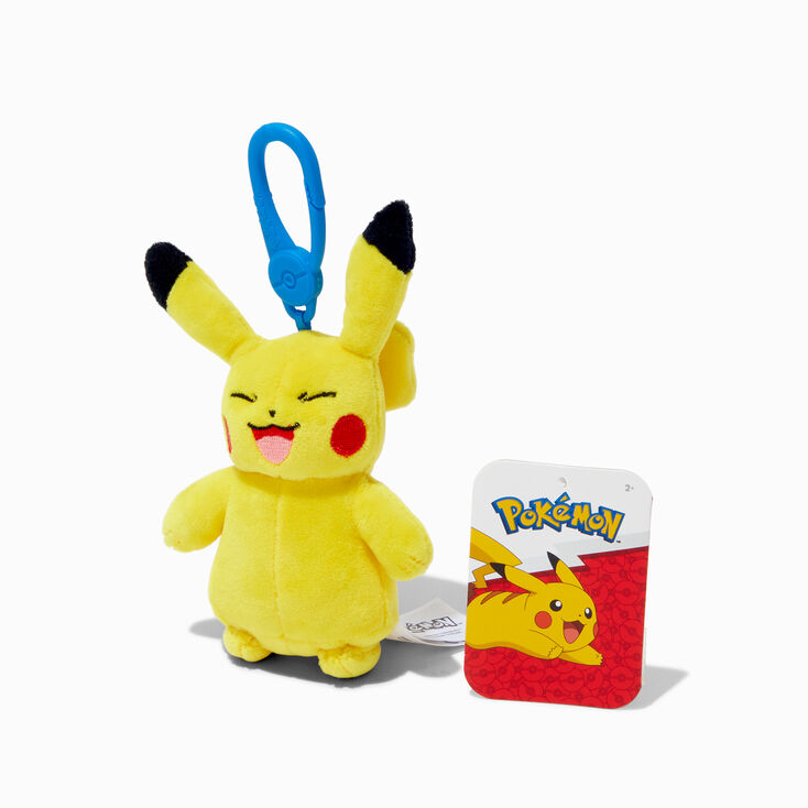 Pok&eacute;mon&trade; 6&quot; Soft Toy Bag Clip - Styles Vary,