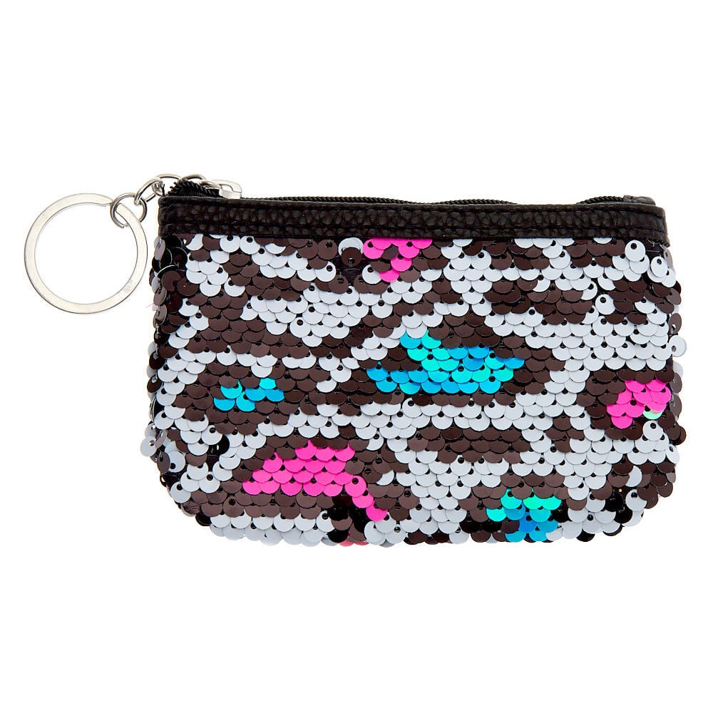 leopard print coin purse