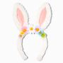 Spring Daisies Plush Bunny Ears Headband,