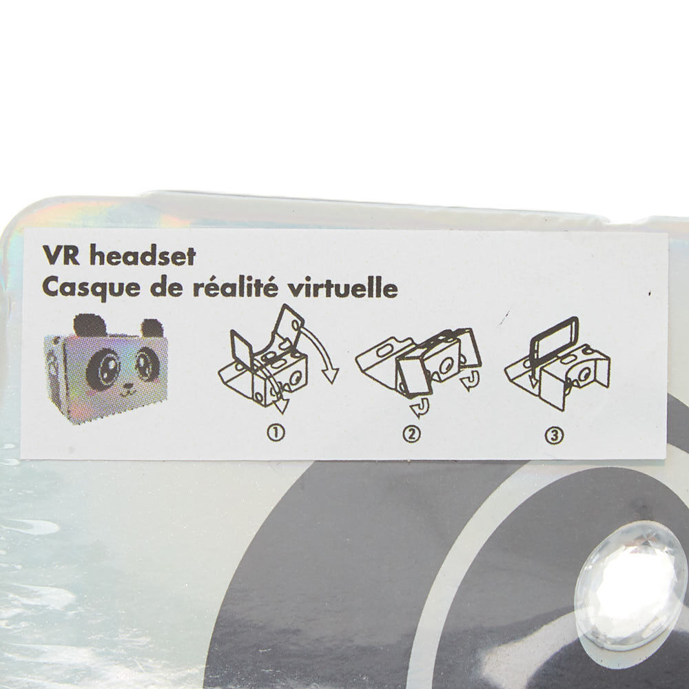 Casque de réalité virtuelle panda,