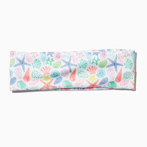 Claire&#39;s Club Seashell Printed Headwrap,