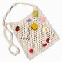 Happy Icons Crocheted Hobo Bag,