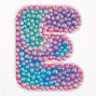 Initial Bedazzled Sticker - E,
