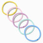 Mixed Pastels Luxe Hair Ties - 12 Pack,