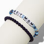 Best Friends Beaded &quot;Boy Mom&quot; Stretch Bracelets - 2 Pack,