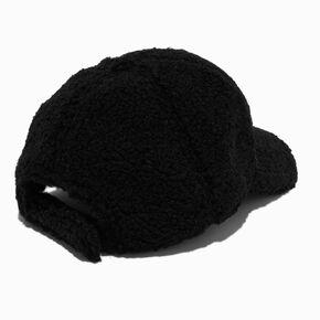 Black Sherpa Baseball-Style Hat,