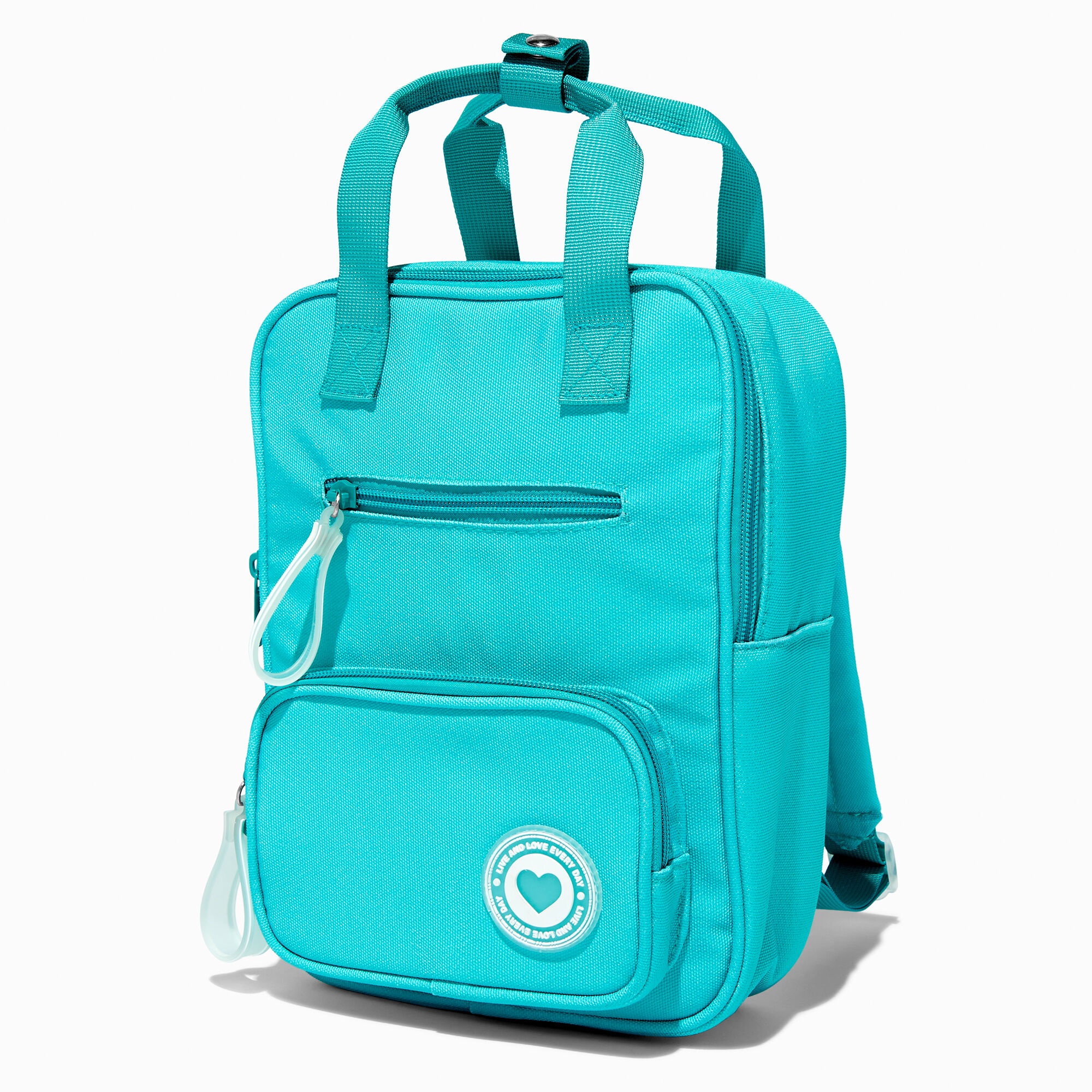 View Claires Club Canvas Backpack Turquoise information