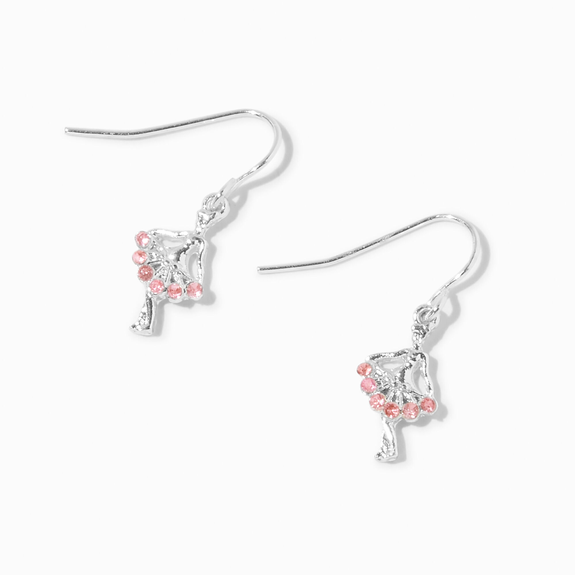 View Claires Ballerina 05 Drop Earrings Pink information