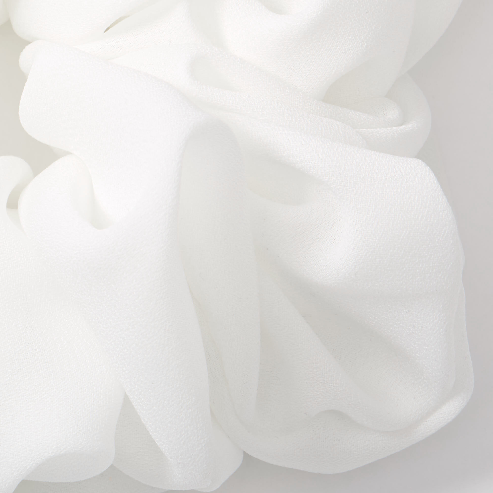 Giant Hair Scrunchie - White,