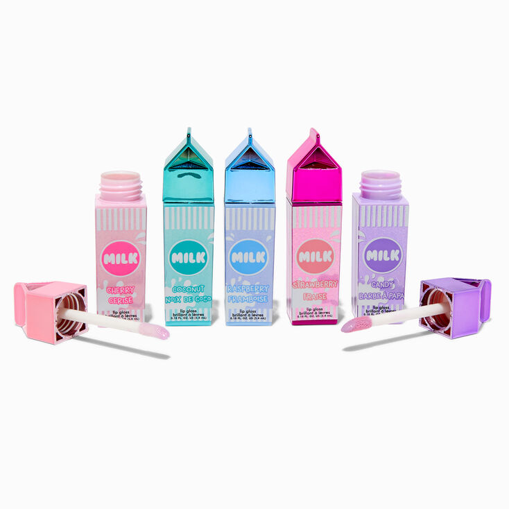 Chrome Milk Carton Lip Gloss Set - 5 Pack,