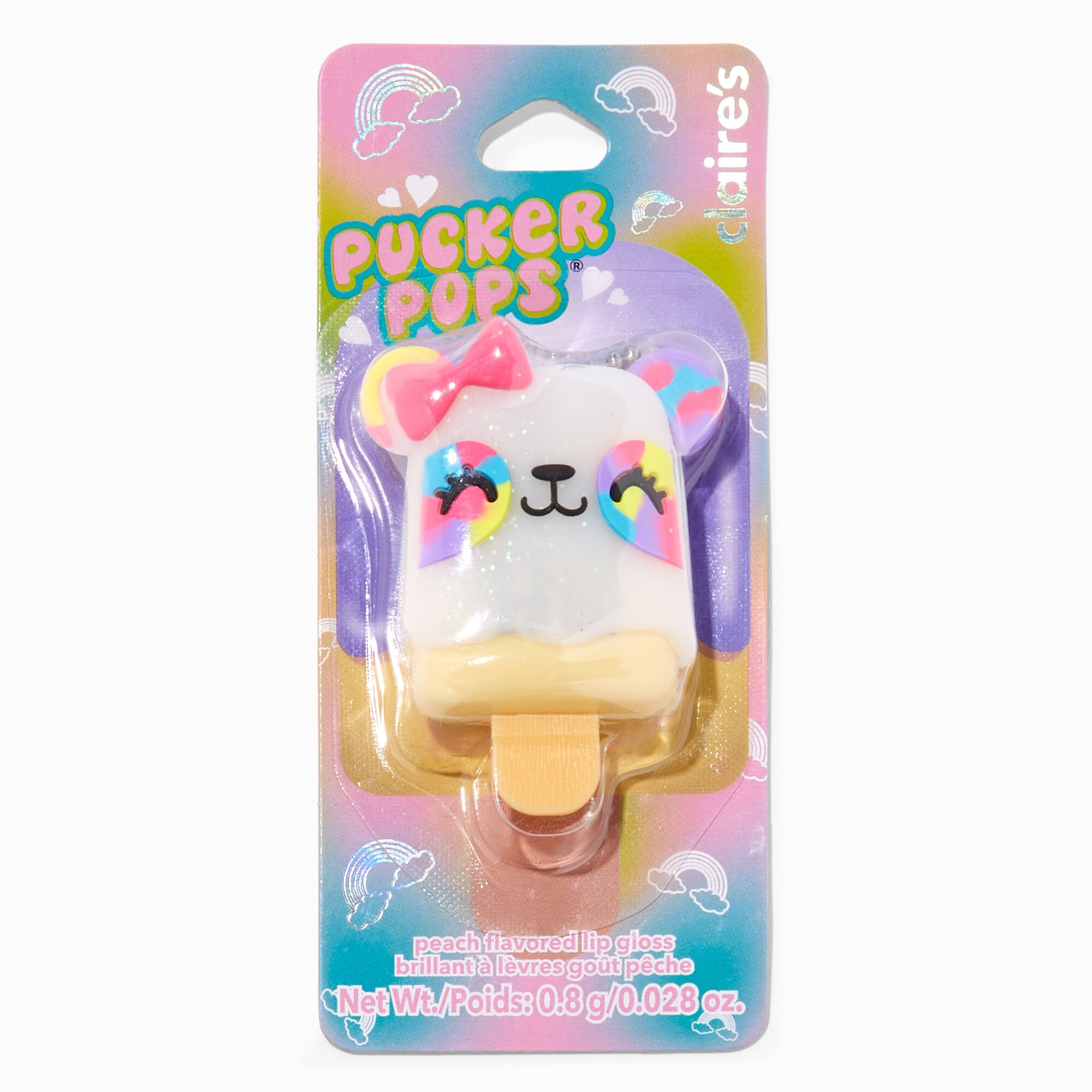 Pucker Pops®  Rainbow Panda Lip Gloss - Grape,