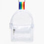 Porte-cl&eacute;s mini sac &agrave; dos transparent,