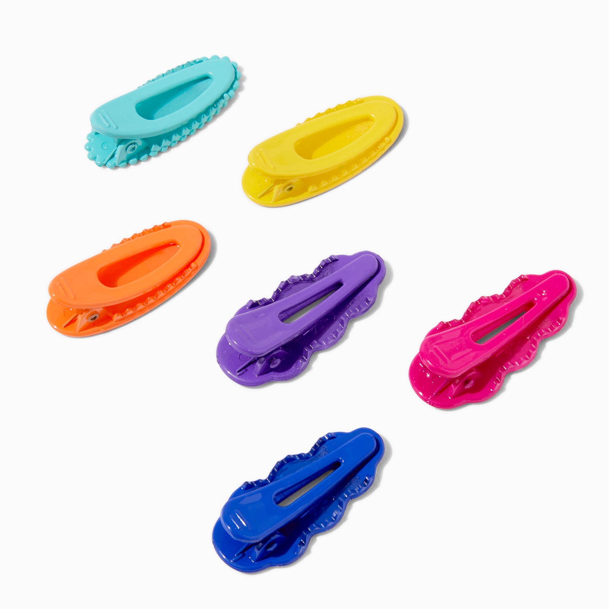 Claire's Club Rainbow Shape Hair Clips - 6 Pack,