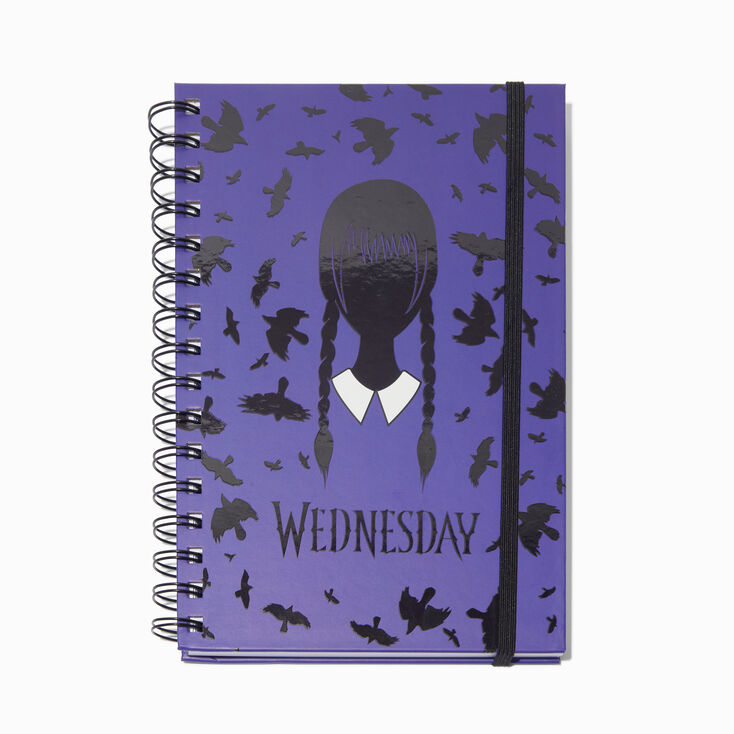 Wednesday&trade; Purple Spiral Notebook,