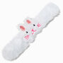 White Fuzzy Bunny Slap Bracelet,