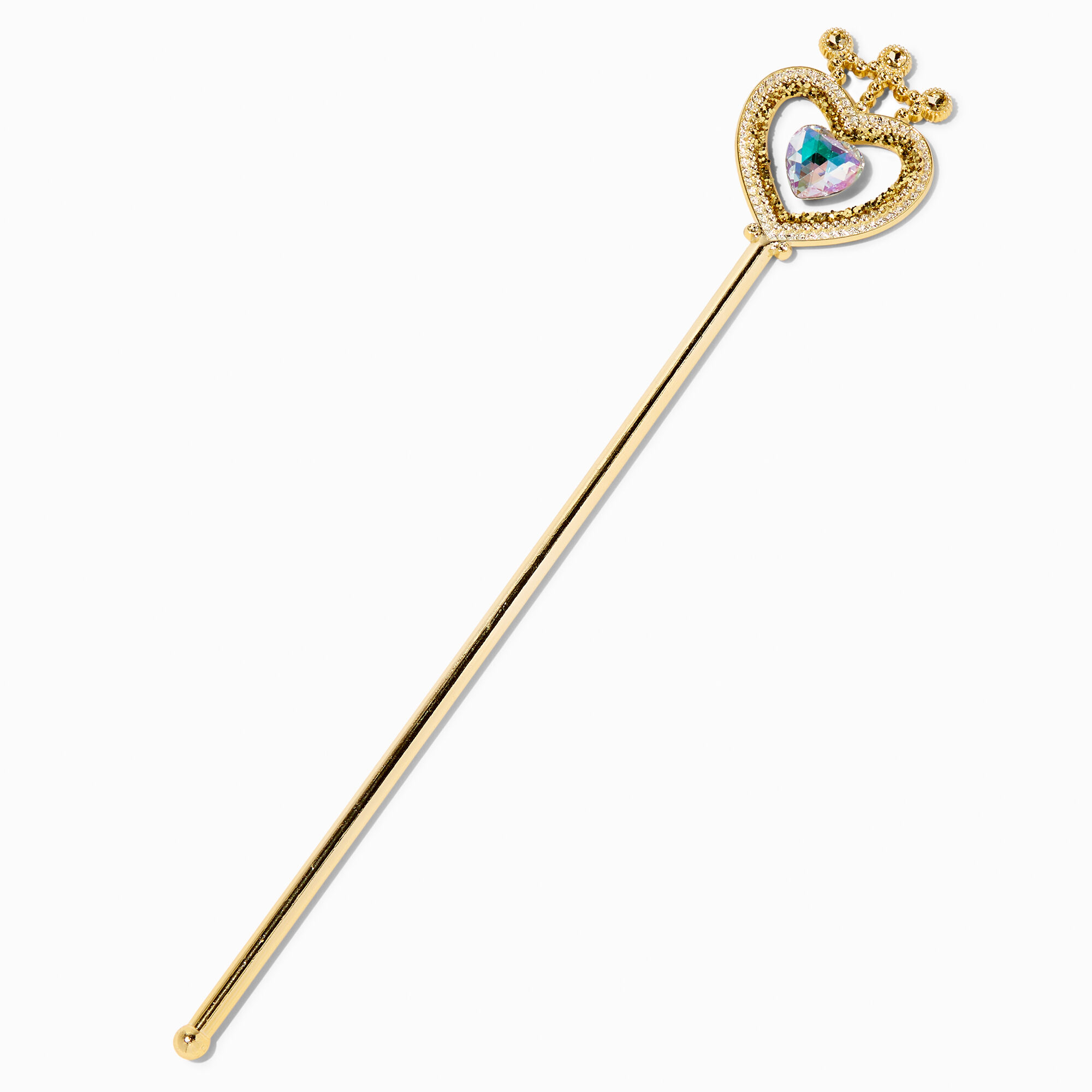 View Claires Club Ab Dangle Heart Wand Gold information