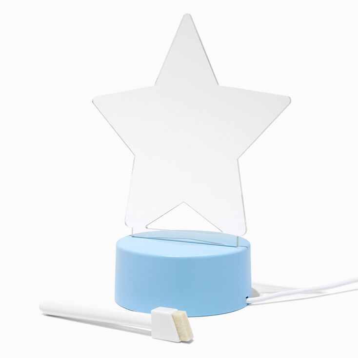 Star-Shaped Light-Up Dry Erase Board,