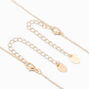 Best Friends BFF Rainbow Split Heart Pendant Necklaces - 2 Pack,